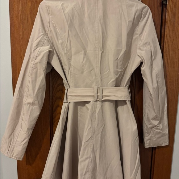 INC International Concepts Light Tan Trench Coat - Picture 3 of 4